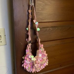 Barbiecore Pink Sequin Mini Shoulder Purse